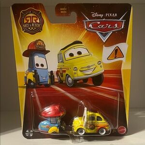 Disney Pixar - Cars - Race & Rescue Luigi & Guido 1:55 Scale